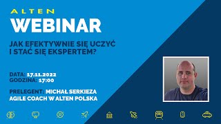 ALTEN webinar: Jak efektywnie się uczyć i stać się ekspertem?