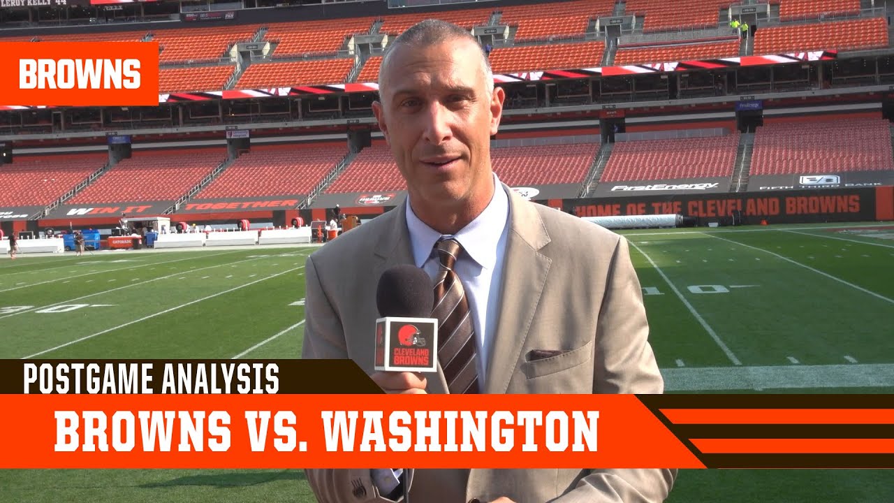 Browns Vs. Washington Postgame Analysis | Cleveland Browns - YouTube