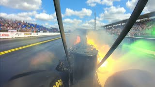 NitrOlympX Hockenheim 2024 - Dennis Nilsson Top Fuel dragster onboard