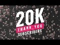 20k Subscribers - Background Animation effects with particle.js - Thanks All!