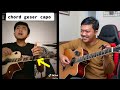 UNIK! MAIN GITAR CHORDNYA PAKE CAPO SEMUA