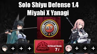 Solo Shiyu Defense Floor 7 Miyabi M0S1 Signature X Yanagi M0S1 Fusion Compiler! Zenless Zone Zero!!