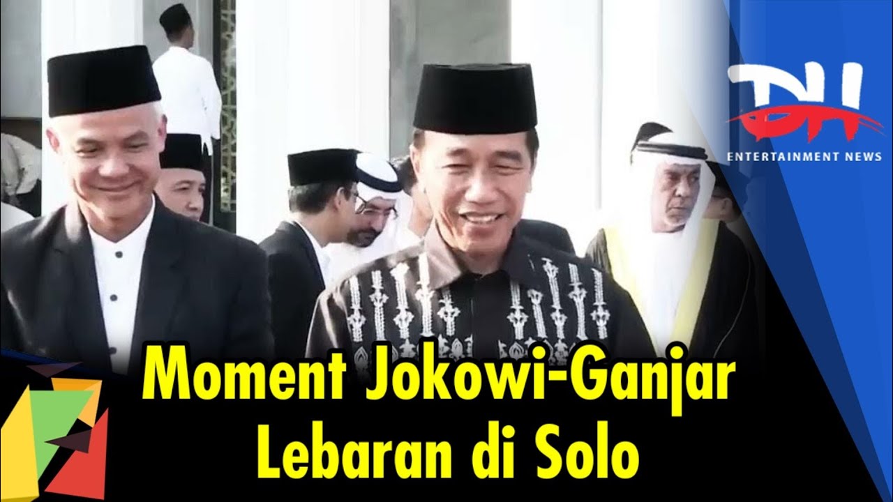 Moment Jokowi-Ganjar Lebaran Di Solo - YouTube