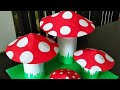 How to make/ create paper mushroom craft / paper mushroom / DIY mushroom craft / paper craft