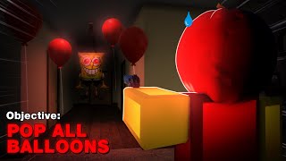 THE CREEPY SPONGEBOB BALLOON ROBLOX HORROR GAME