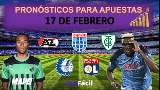 APUESTAS DEPORTIVAS VIERNES 17 DE FEBRERO | PRONOSTICOS DEPORTIVOS HOY  💰💸