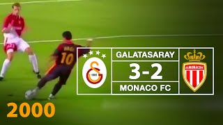 Nostalji Maçlar | Galatasaray 3 - 2 Monaco ( 12.09.2000 )