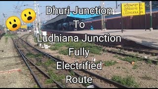 |Dhuri Junction to Ludhiana Junction|Fully Electrified Route|🚉🚉🚉