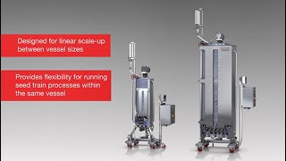 A single-use bioreactor with novel design and features to accommodate modern cell culture processes
