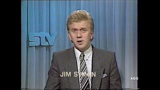 STV adverts & Scottish News Headlines with Jim Symon in-vision 6th August 1984 1 of 4
