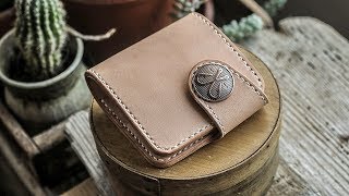 Making a Leather Snap Wallet (With Pattern!)