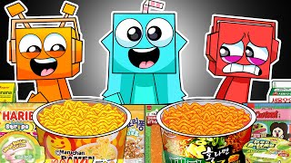 Incredibox Sprunki - SPRUNKIS, but they're MINECRAFT Convenience Store Food  Mukbang ASMR