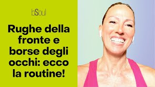 Rughe della fronte, rughe glabellari e palpebre cadenti: ecco il massaggio corretto!