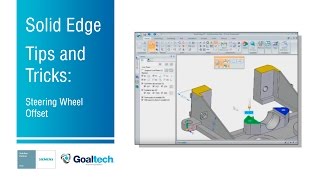Solid Edge Tips&Tricks: Utilizar Shift Click Steering Wheel Offset