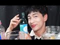 asmr 갈증해소 숙취해소 진짜 시원한 음료 먹방 잠자기 전 힐링😁ionic beverage