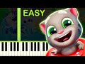 TALKING TOM POOL - EASY Piano Tutorial