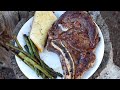 Beautiful Bone-In Ribeyes On The Blackstone Griddle!