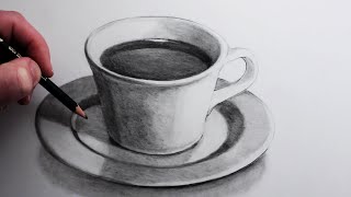How to Draw a Cup and Saucer Step-by-Step for Beginners