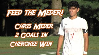 Cherokee 3 Eastern 1 | Boys Soccer | Chris Meder 2 goals!