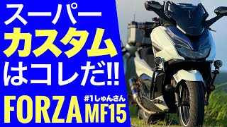 【フォルツァMF15】PCX兄弟バイクここまでやるか！250cc最強カスタム紹介！#1しゅんさんFORZA