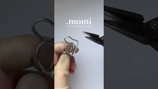 世界にひとつだけの指輪 .momi #ハンドメイド #ハンドメイド作家 #handmade #accessory #ハンドメイドリング #ドットモミ