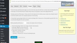 Wordpress Super cache plugin setup