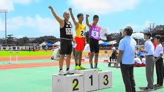 第44回島尻地区中学校陸上競技大会　共通男子ジャベリックスロー決勝　H30.9.14　糸満市西崎陸上競技場