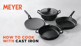 How To Use Cast Iron Cookware | How to Season, Cook, Clean and Care For Cast Iron Cookware