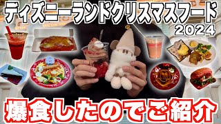 【爆食レポ】ディズニーランドのクリスマスフード＆ドリンクたくさん食べ飲みしてきた