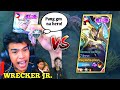 PINAIYAK KO S WRECKER JR. DAHIL MINALIIT FANS KO😂| 1V1 - MLBB