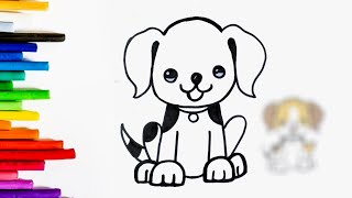 How To Draw A Cute  Dog / How To Draw A Cute  beagle dog