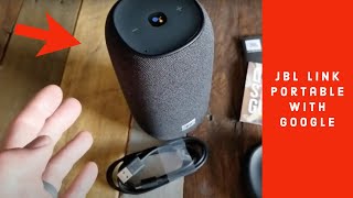 JBL Link Portable With Google Assistant- Unboxing Review and Setup Tutorial