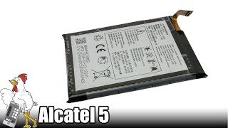 Guía del Alcatel 5: Cambiar batería