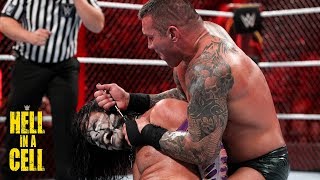 Randy Orton ruthlessly twists Jeff Hardy's earlobe with a screwdriver: WWE Hell in a Cell 2018