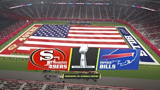 Madden NFL 23 - San Francisco 49ers Vs Buffalo Bills Simulation Superbowl 57 Predictions PS5