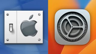 macOS Settings Evolution (10.0 - 13)