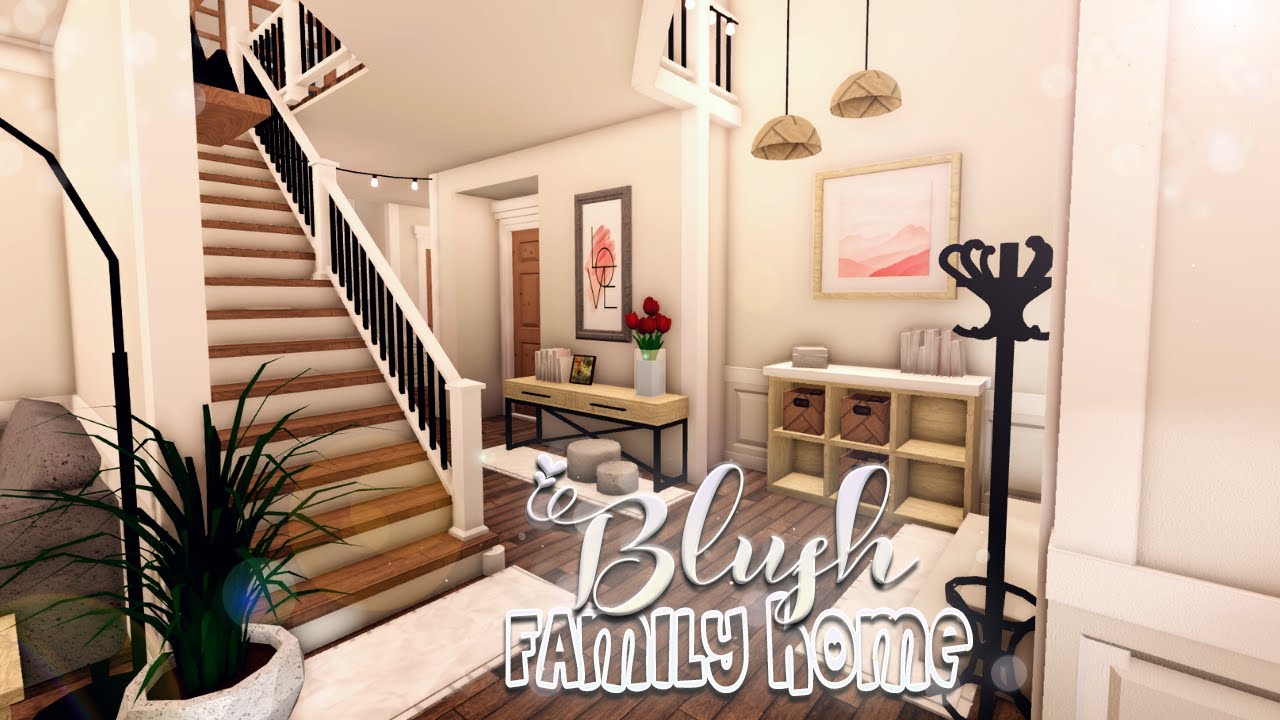 Blush Family Home | 2 Story | Roblox | Bloxburg: House Build - YouTube