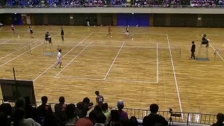 ｿﾌﾄﾃﾆｽ 第27回全日本選抜ｿﾌﾄﾃﾆｽ熊本大会 Bﾌﾞﾛｯｸ予選 村上･中本－桂･塩嵜