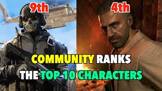 The Community Ranks the TOP 10 COD Characters