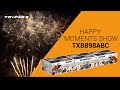 FAJERWERKI TXB898ABC 521S 0.8″-1,9″ BATERIA HAPPY MOMENTS SHOW F3 TRIPLEX FIREWORKS