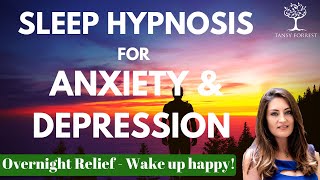Sleep Hypnosis for Anxiety & Depression Healing - Total Relaxation Meditation for Overnight Relief