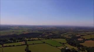 DJI Phantom 3 Standard flight on Bodmin moor