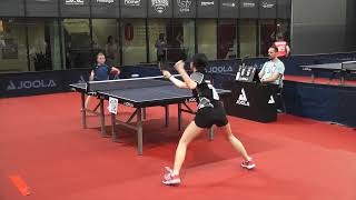 Fazekas Lizett (HUN) - Briana Casuneanu (ROM) best points U13 World Table Tennis Festival 2022