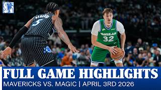 Mavericks Highlights vs. Orlando Magic | April 3, 2026