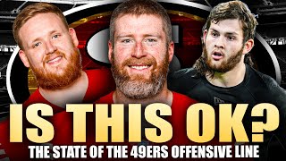 👀 49ers SNEAKY Good O-Line – Brendel, Colby, Austen Pleasants, Trent Williams | Larry Krueger