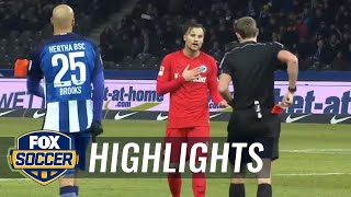 Hertha Berlin vs. Eintracht Frankfurt | 2016-17 Bundesliga Highlights
