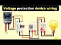 Voltage protection device wiring diagram || Azan electrical wiring