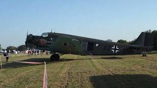 LuftWaffe, JU-52, MS500, au sol, Air Legend 2023, Melun-Villaroche, France, by @HabariSalam +