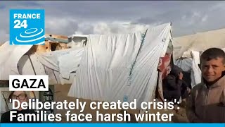 'Deliberately created crisis': Families and children face freezing cold in Gaza • FRANCE 24