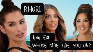RHORI * WHOSE SIDE ARE YOU ON?